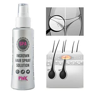 PINK Ingrown Hair Spray Solution